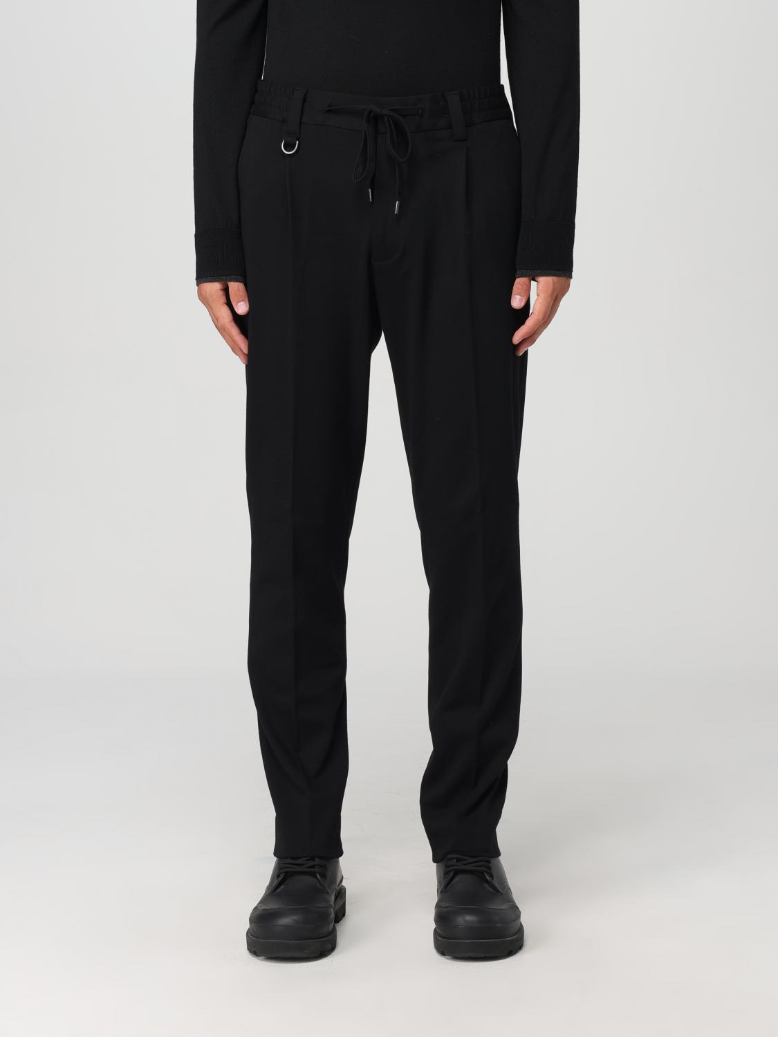 Shop Paolo Pecora Pants  Men Color Black In Schwarz