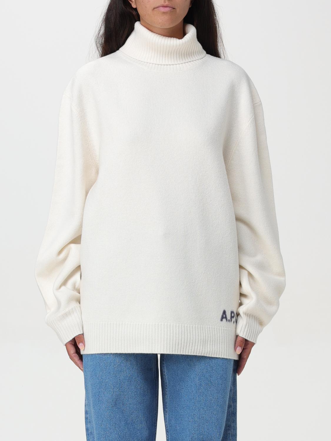 Shop Apc Sweater A.p.c. Woman Color Beige