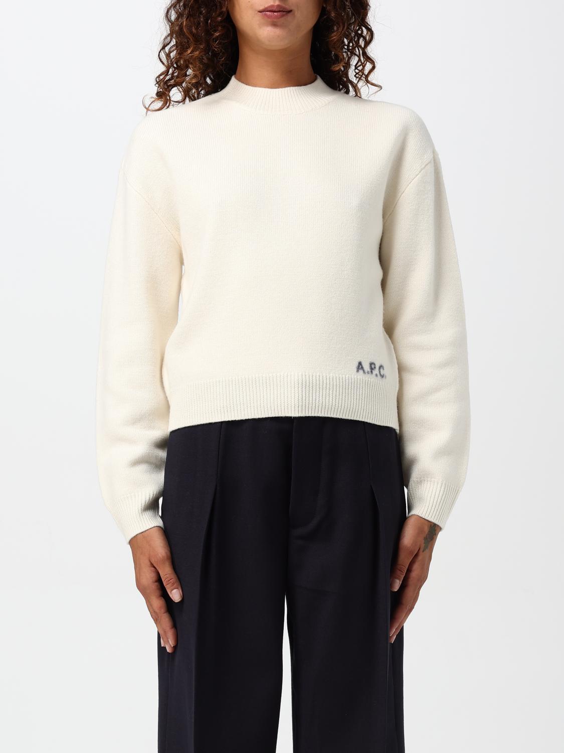 Shop Apc Sweater A.p.c. Woman Color Beige