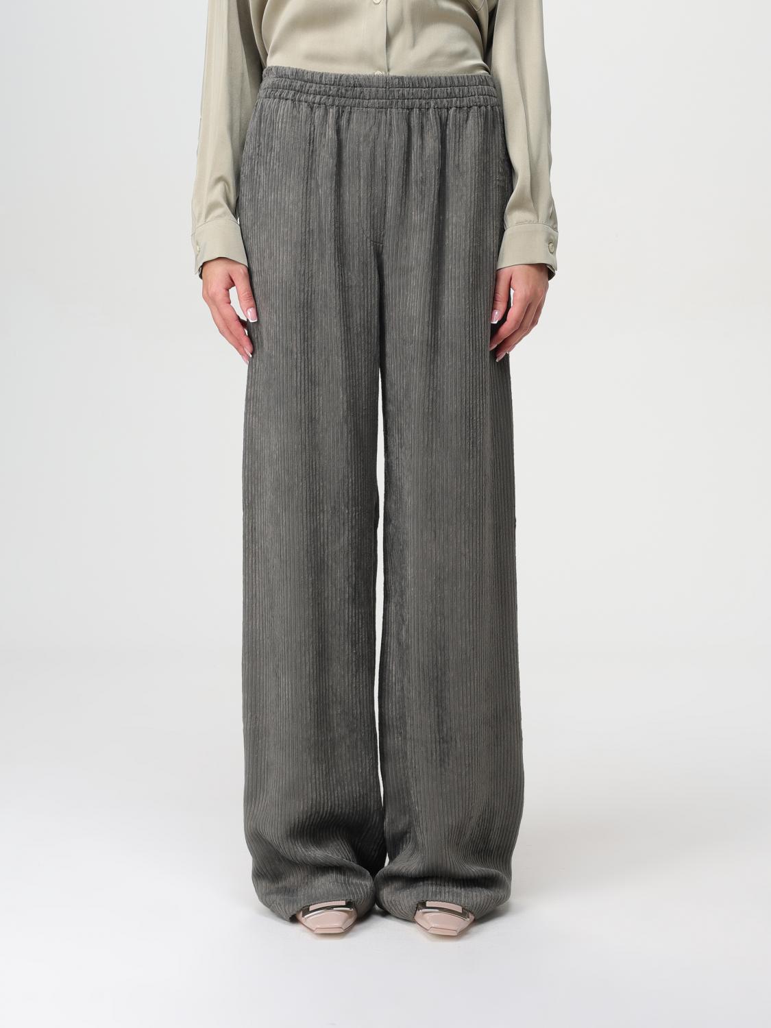 Shop Alysi Pants  Woman Color Smoke Grey In Anthrazit