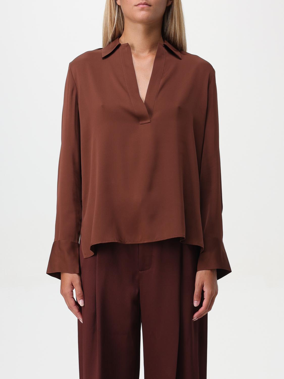 Shop Vince Top  Woman Color Brown In Braun