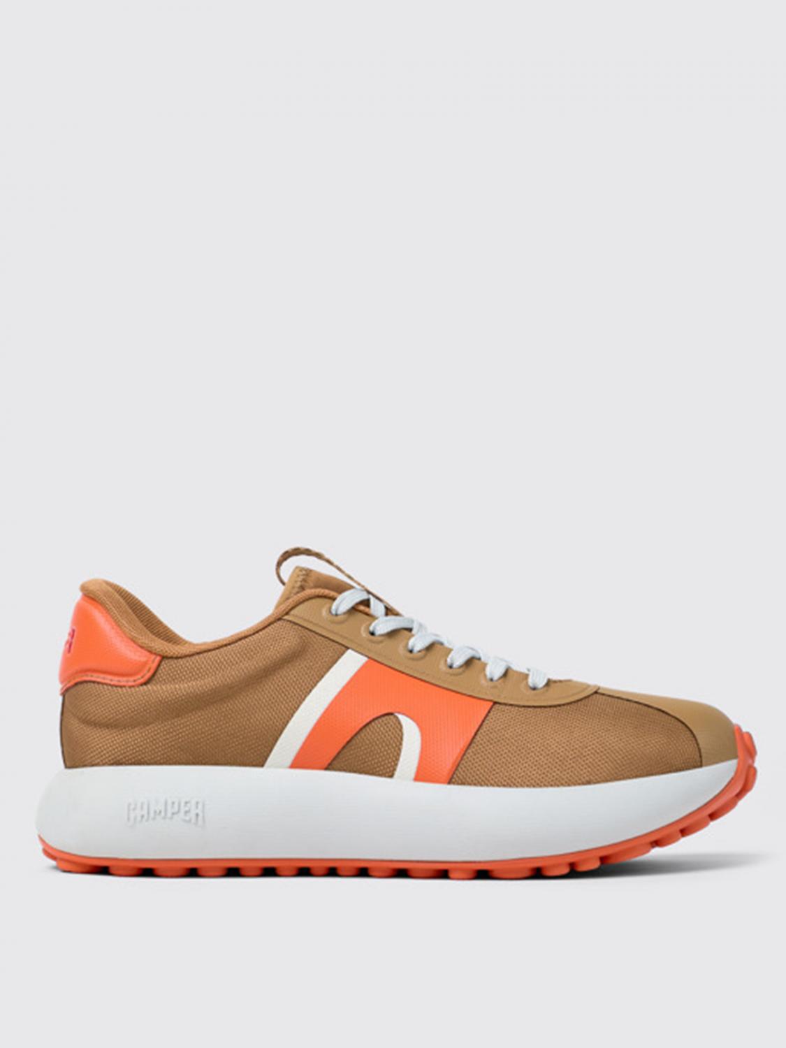 Camper Pelotas Athens Mesh Sneakers In Braun