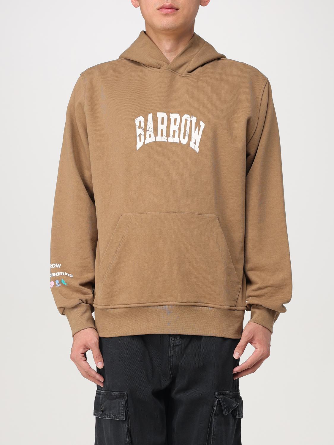 Shop Barrow Sweatshirt  Men Color Brown In Braun