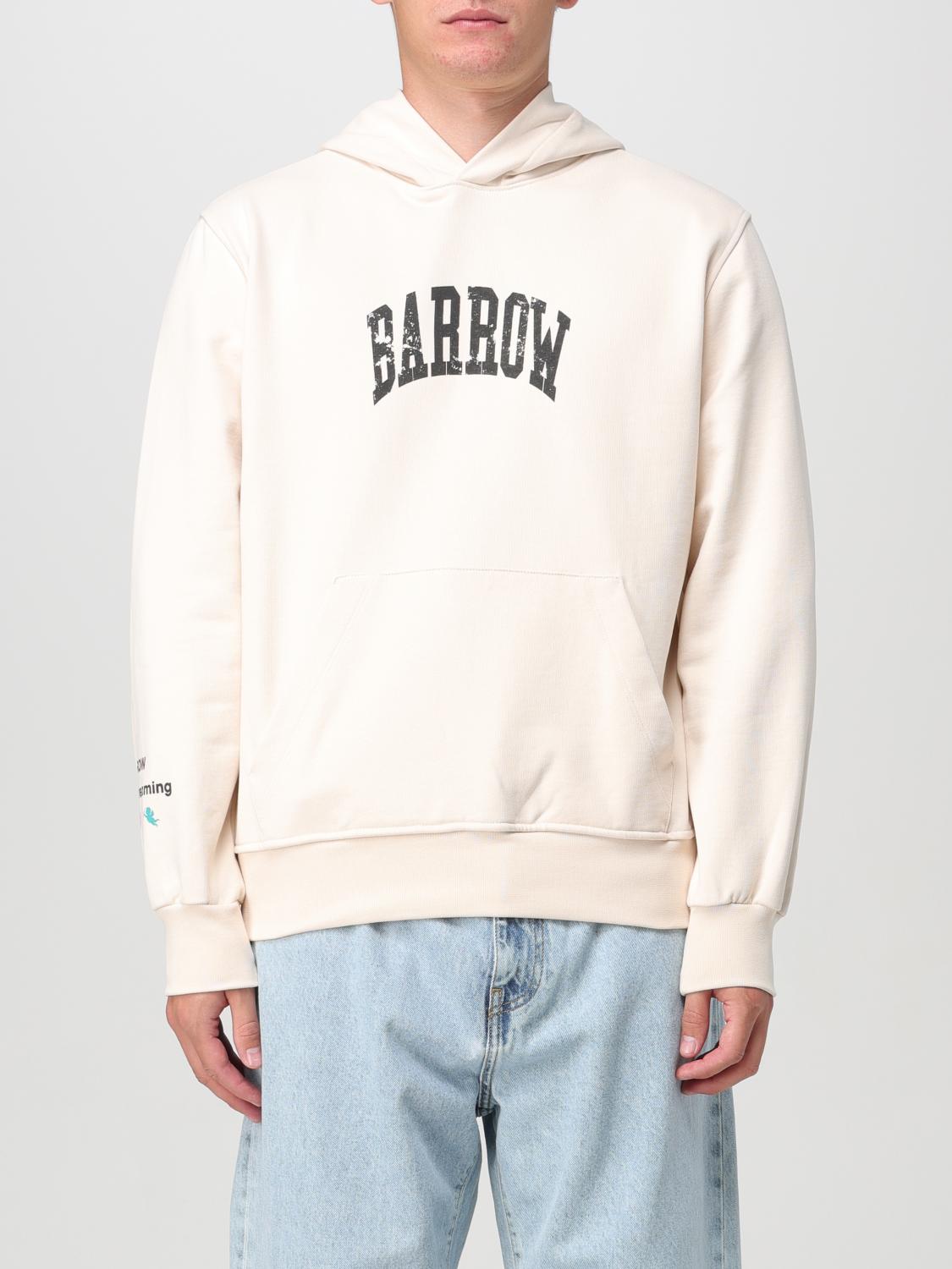 Shop Barrow Sweatshirt  Men Color Cream In 奶油色