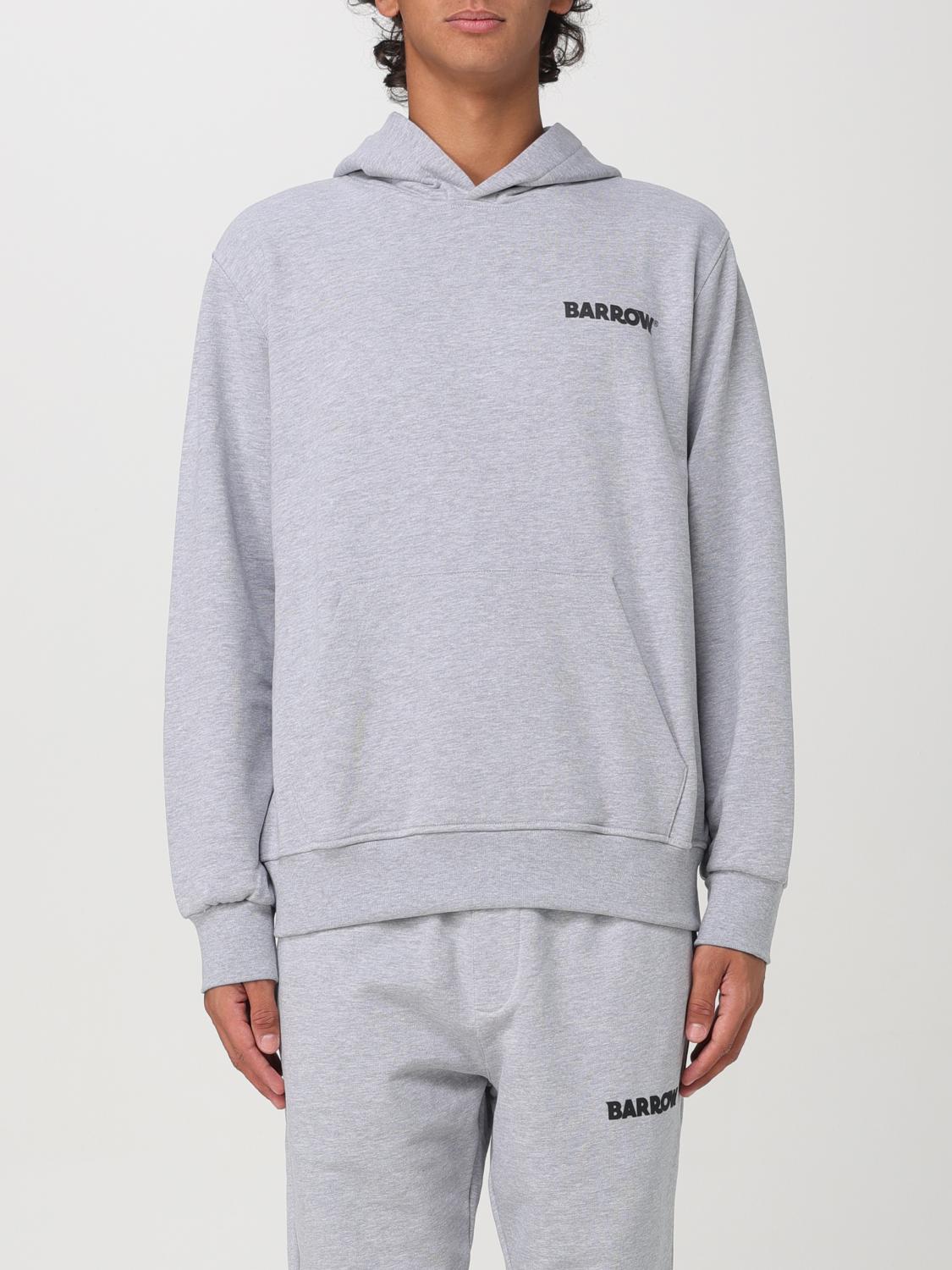 Shop Barrow Sweatshirt  Men Color Grey In Grau