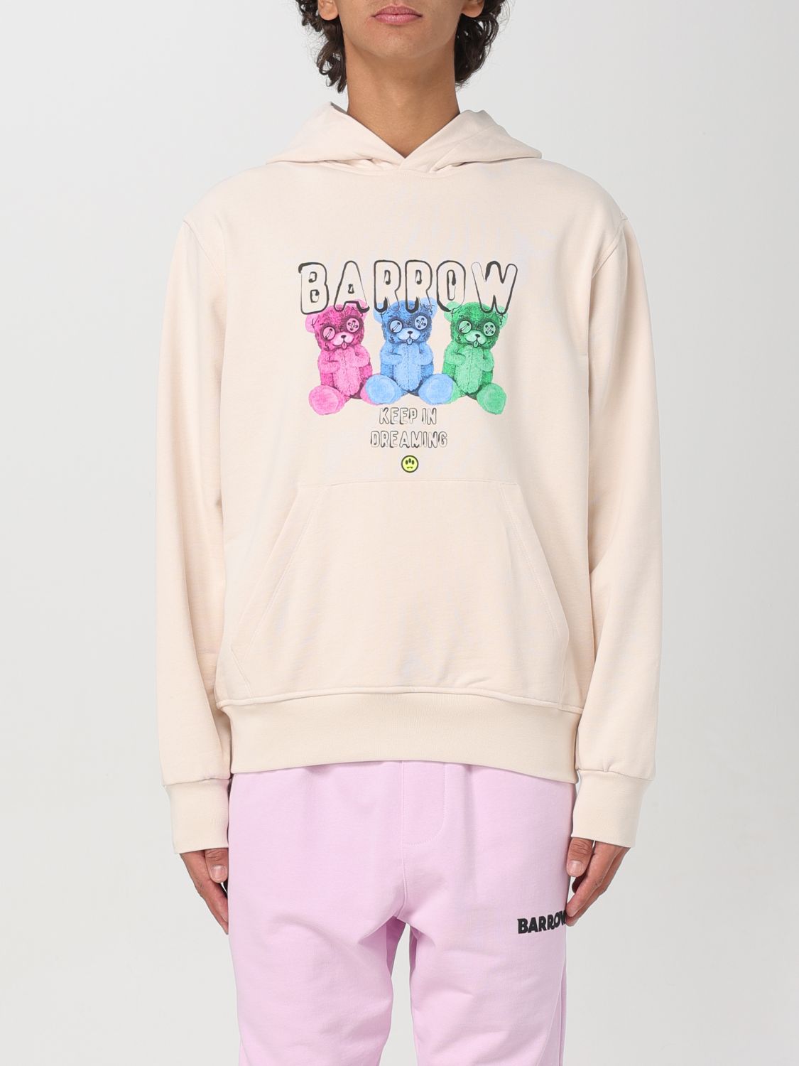 Shop Barrow Sweatshirt  Men Color Cream