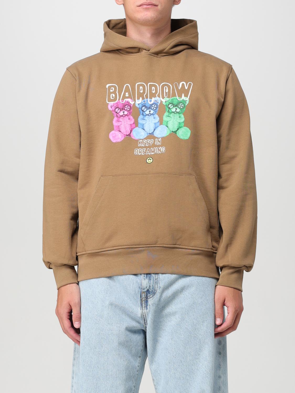 Shop Barrow Sweatshirt  Men Color Tobacco In 烟草色