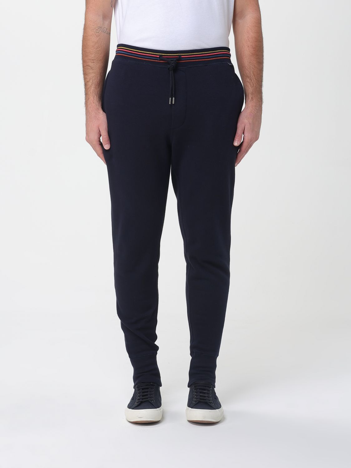 Paul Smith Pants Men Color Blue