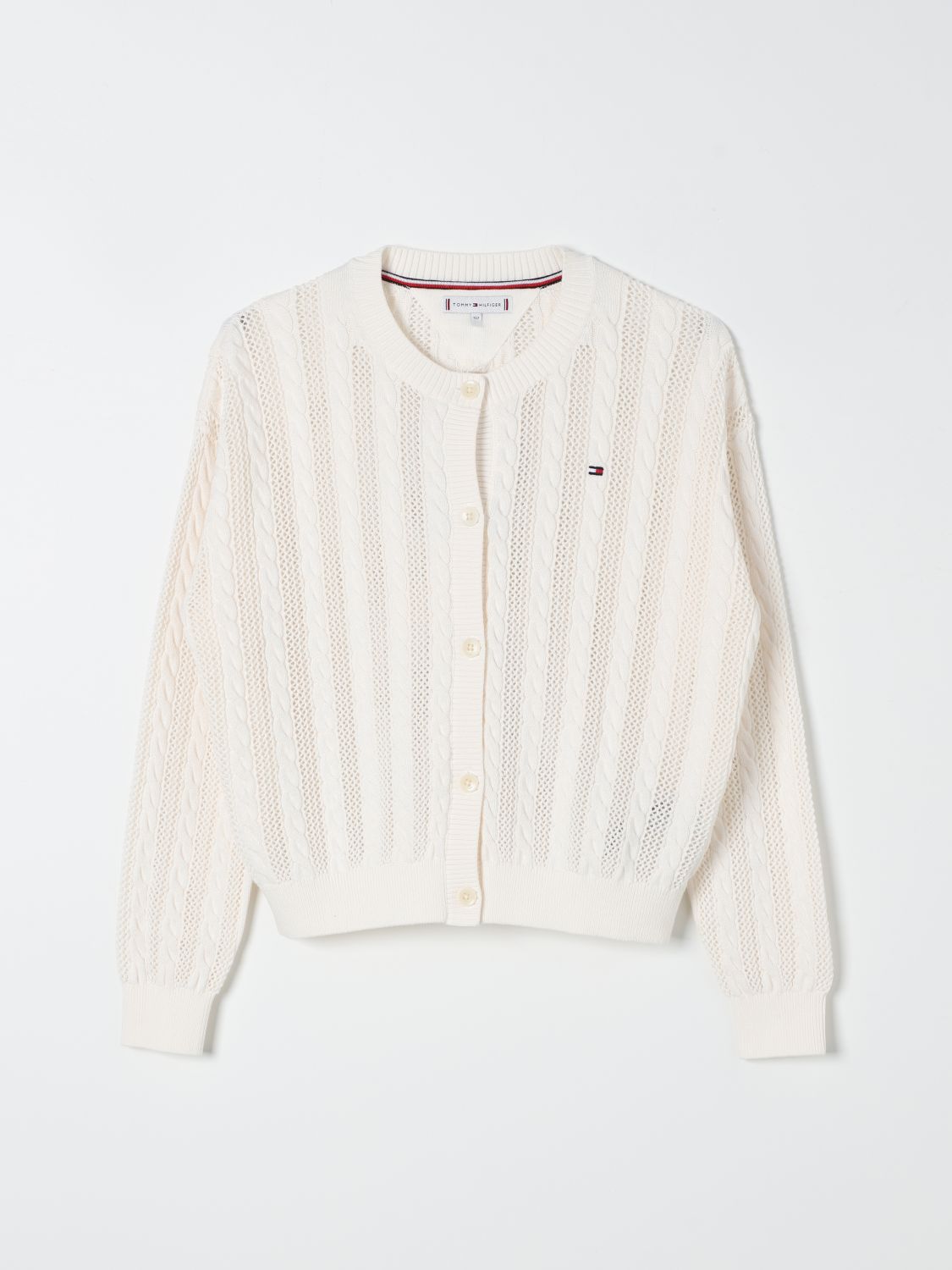 Shop Tommy Hilfiger Sweater  Kids Color Yellow Cream