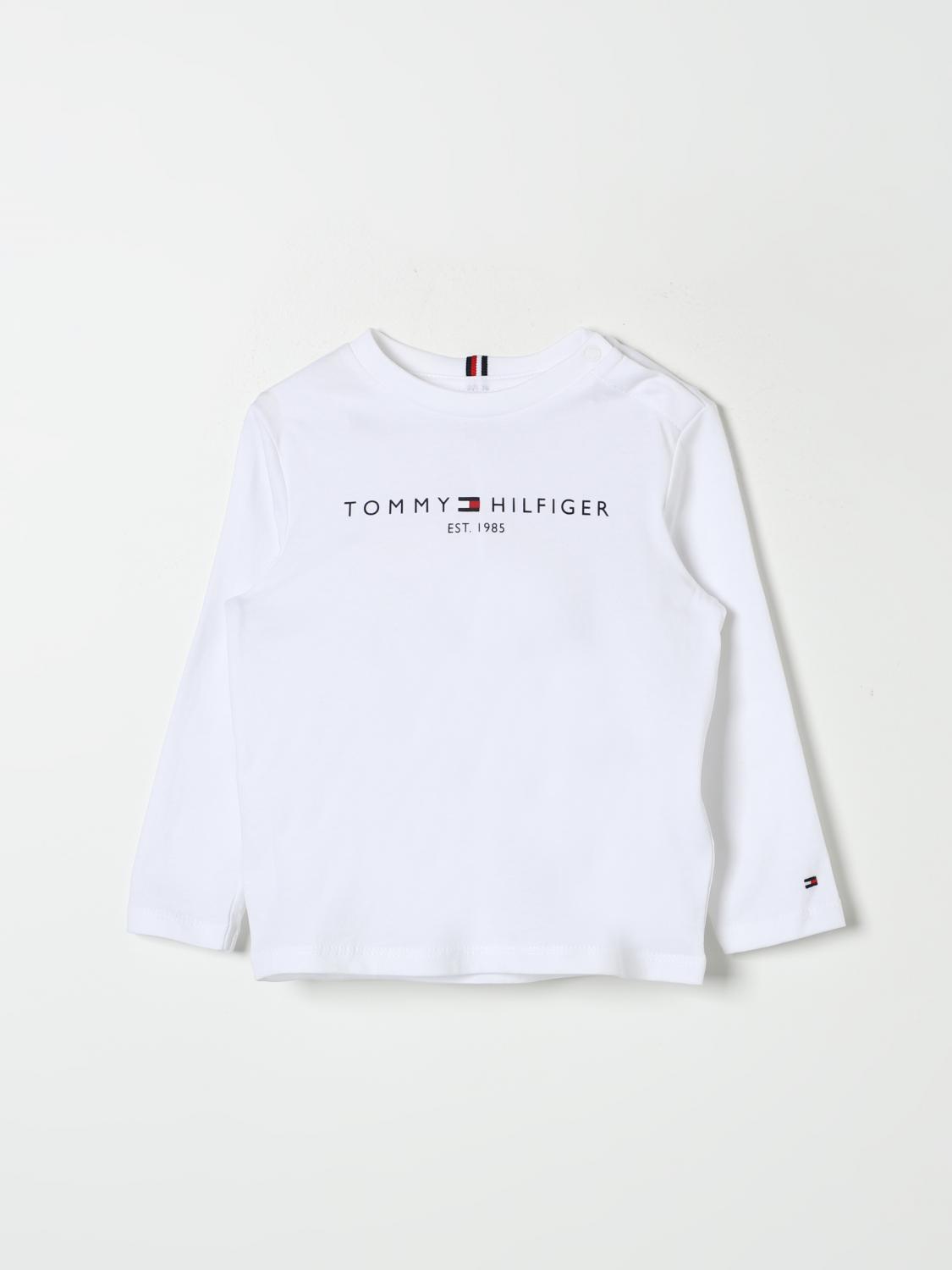 Shop Tommy Hilfiger T-shirt  Kids Color White In Weiss