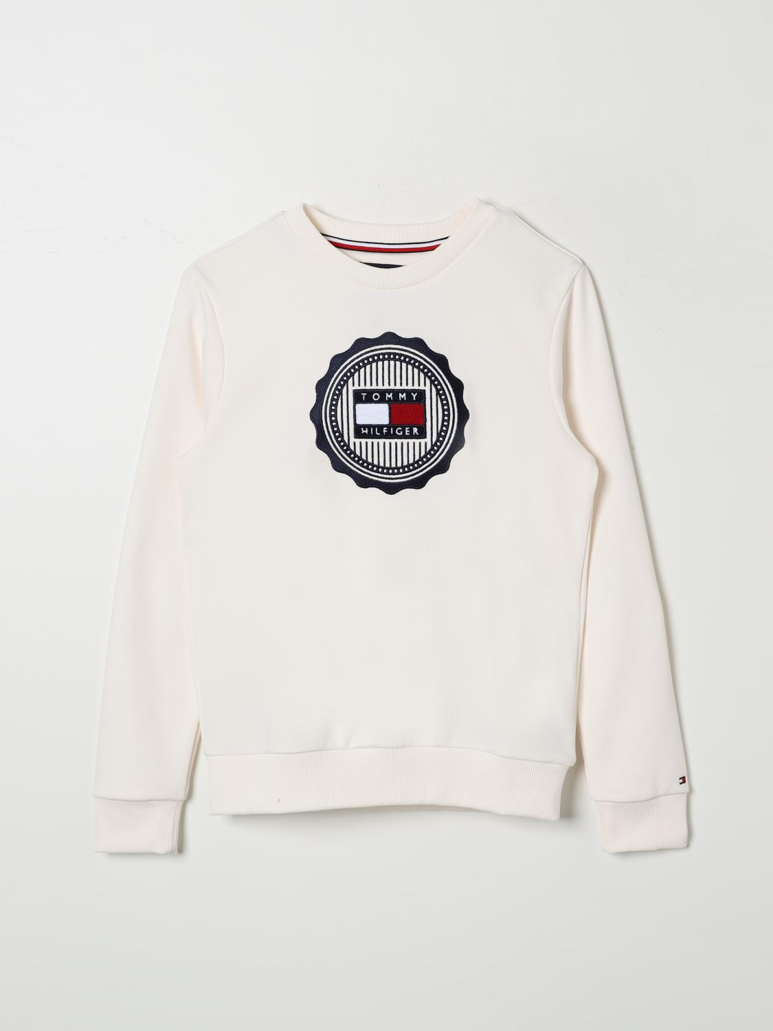 TOMMY HILFIGER SWEATER TOMMY HILFIGER KIDS COLOR WHITE F94635001