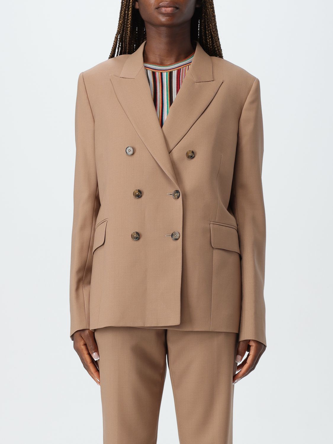 Blazer a doppiopetto Paul Smith in lana