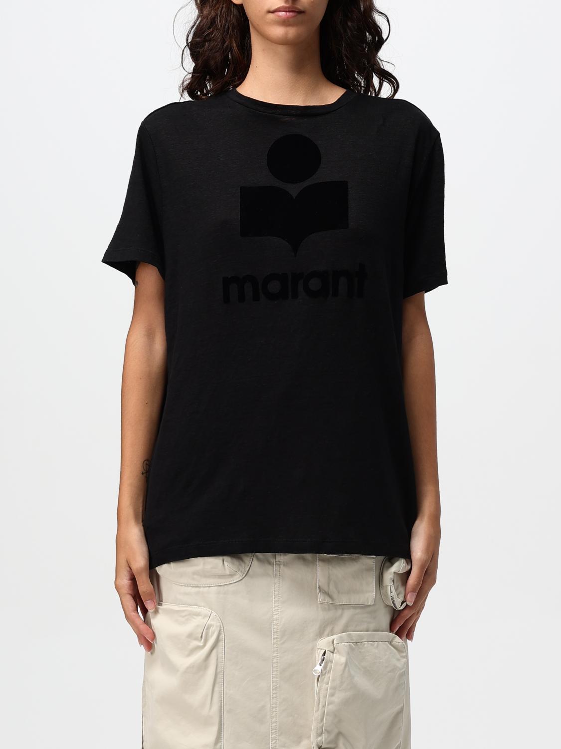 Shop Isabel Marant Étoile T-shirt Isabel Marant Etoile Woman Color Black