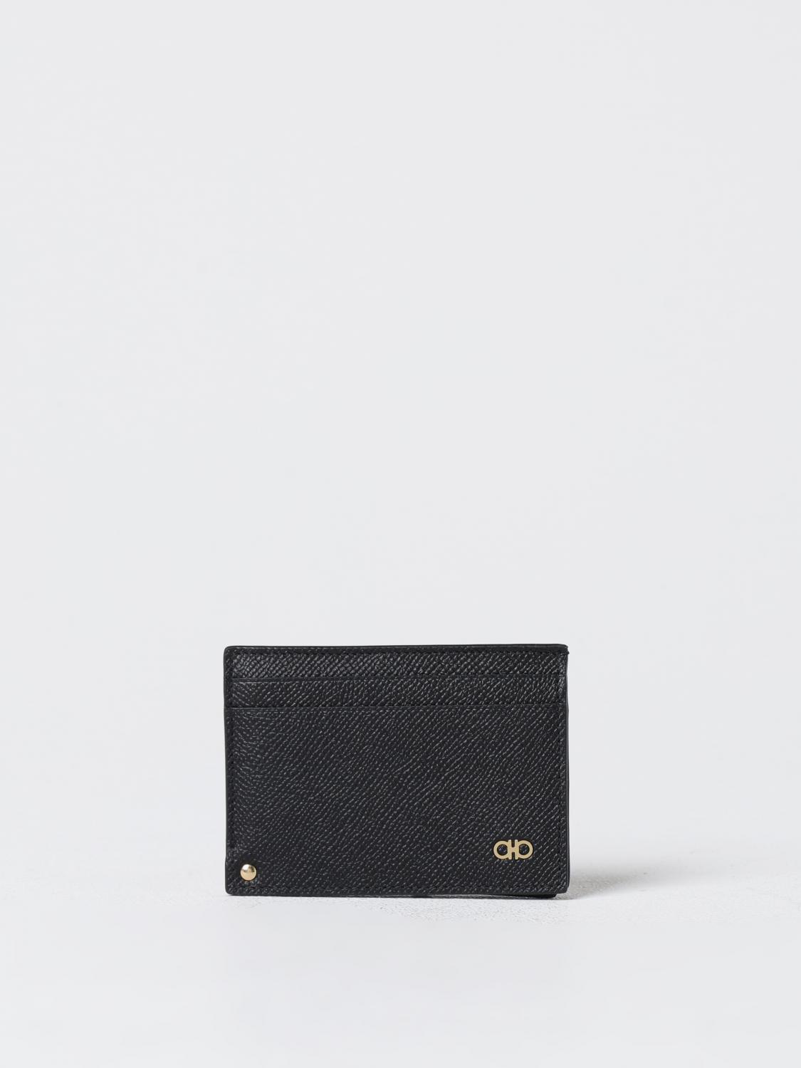 Shop Ferragamo Wallet  Men Color Black