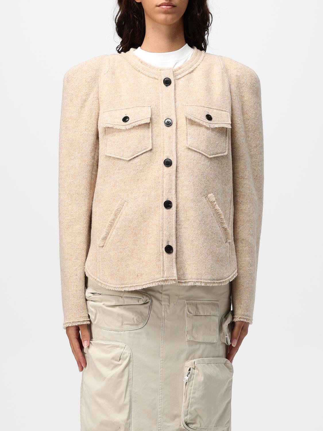 ISABEL MARANT ÉTOILE JACKET ISABEL MARANT ETOILE WOMAN COLOR BEIGE F94698022