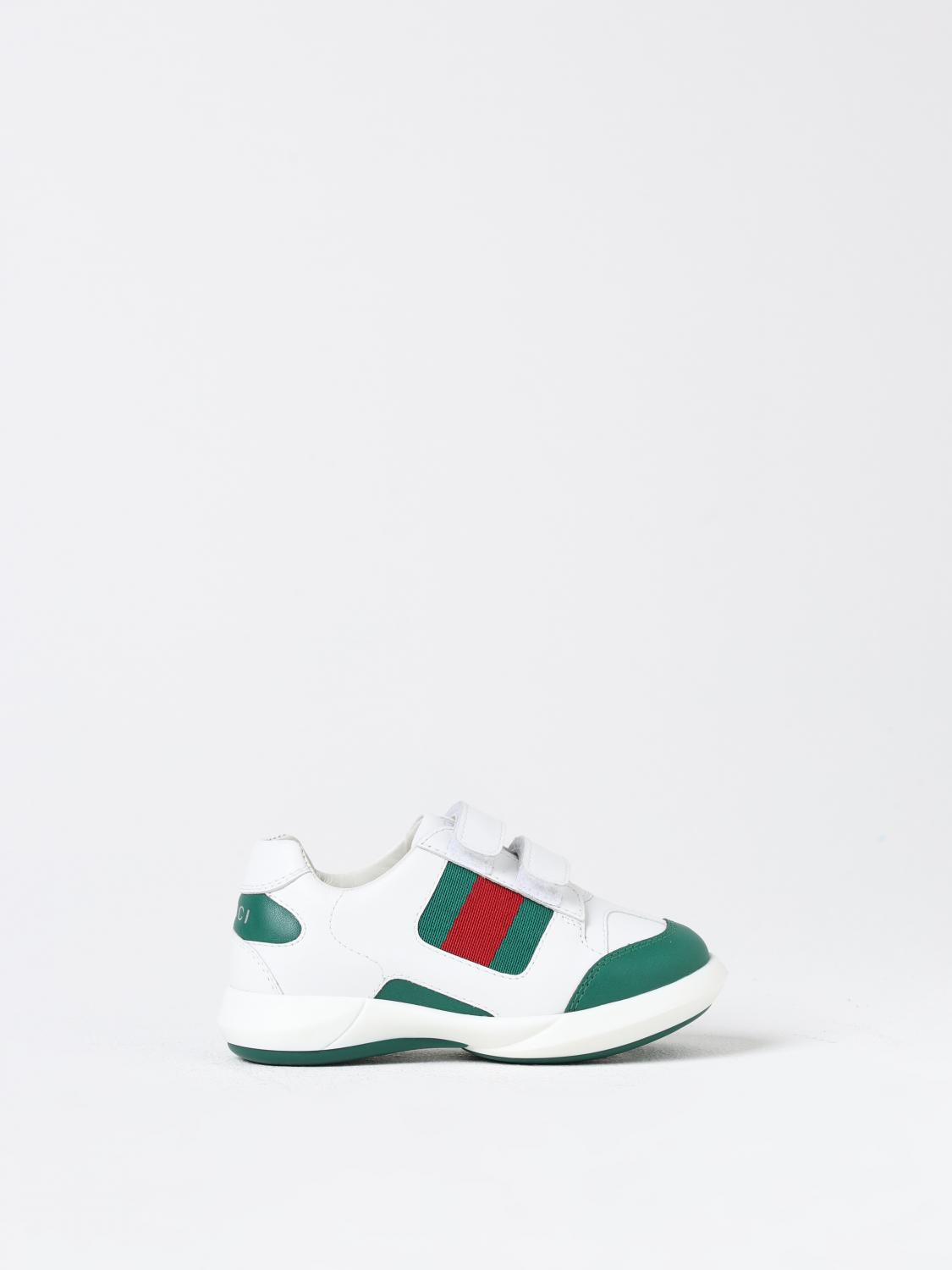 Shop Gucci Sneakers  Kids Color White In Weiss