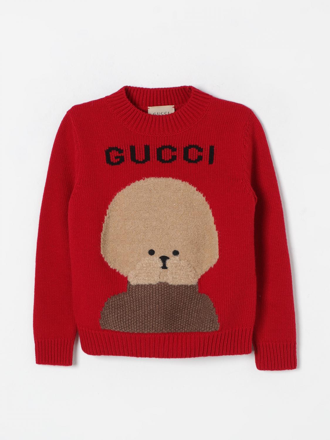 Shop Gucci Sweater  Kids Color Red In Rot