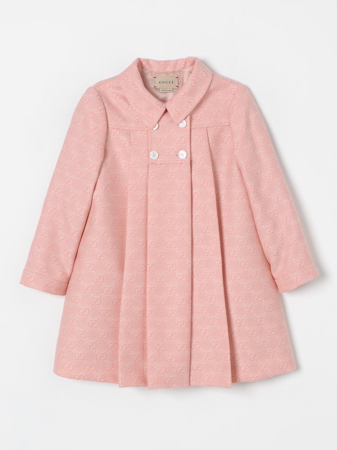 Shop Gucci Coats  Kids Color Pink