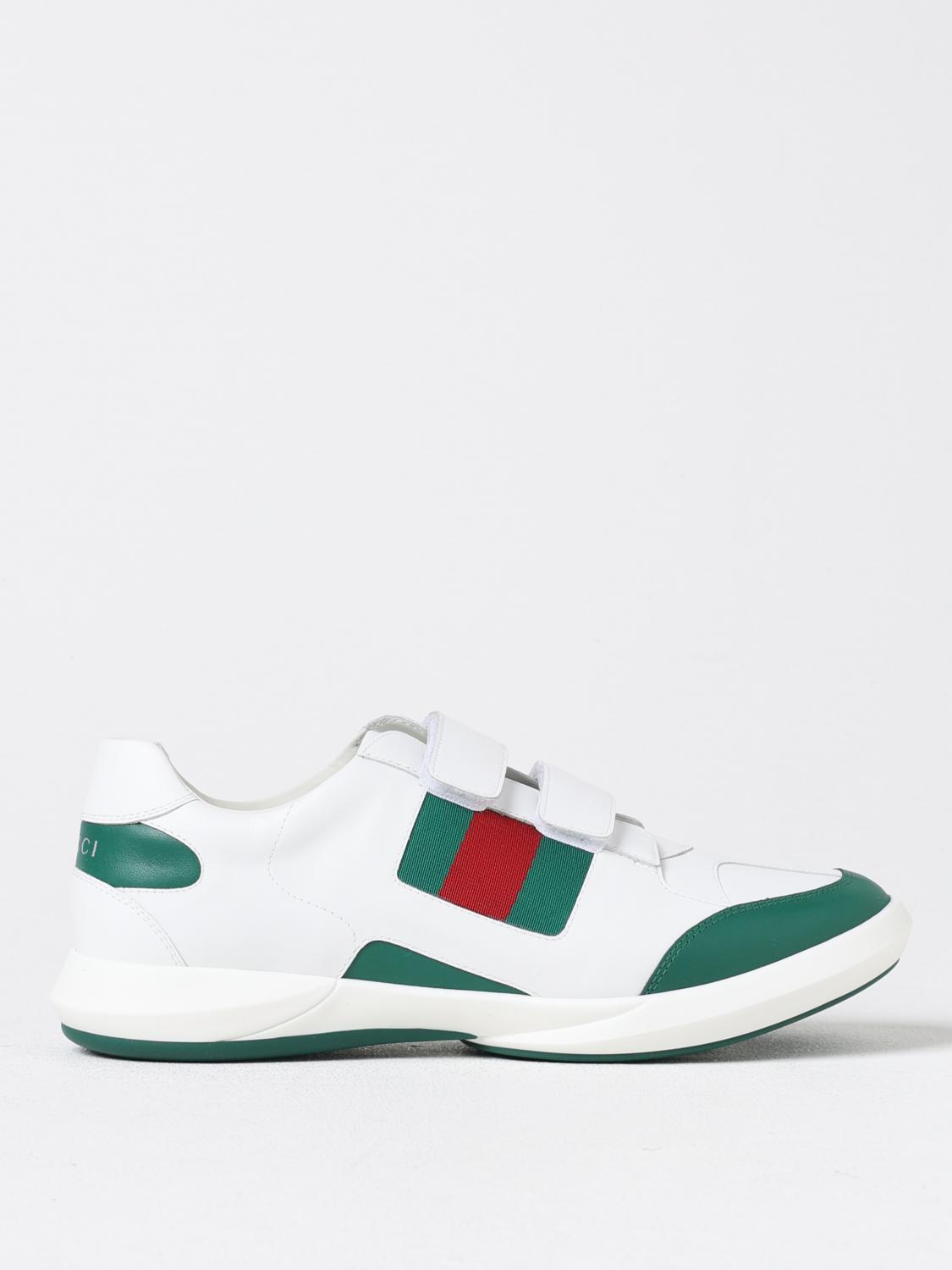 Shop Gucci Sneakers  Kids Color White In Weiss