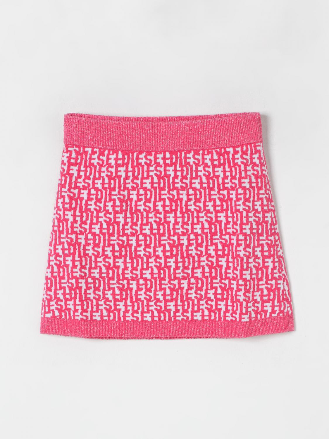 Shop Diesel Skirt  Kids Color Pink