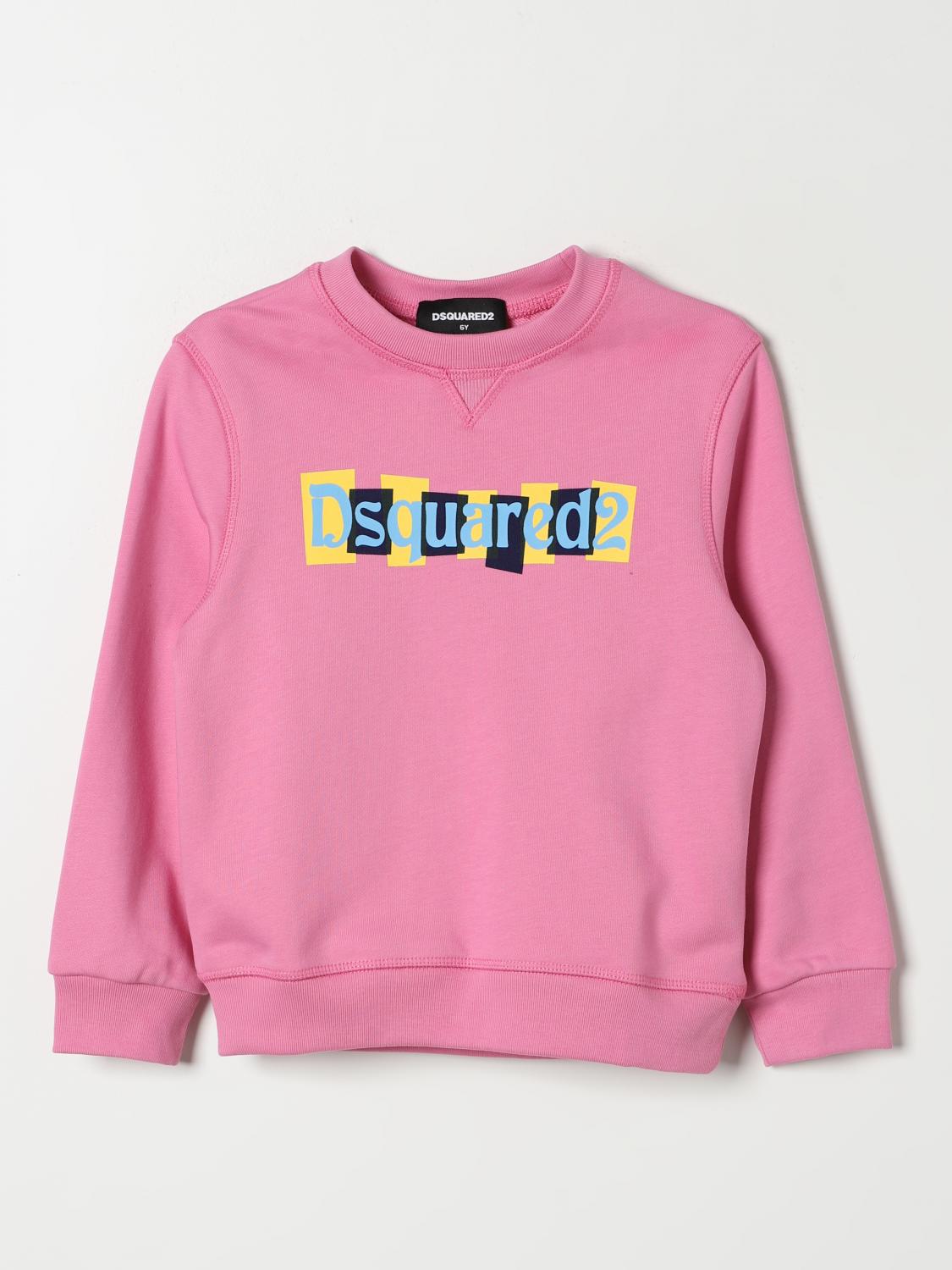 Shop Dsquared2 Sweater  Kids Color Fuchsia