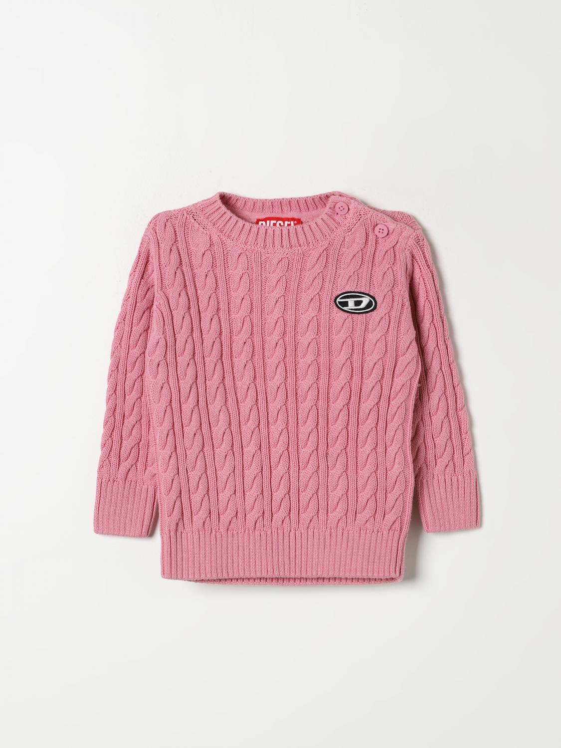 Shop Diesel Sweater  Kids Color Pink