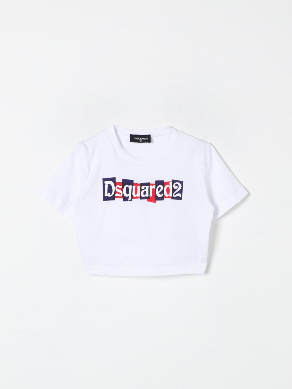 Shop Dsquared2 T-shirt  Kids Color White In Weiss