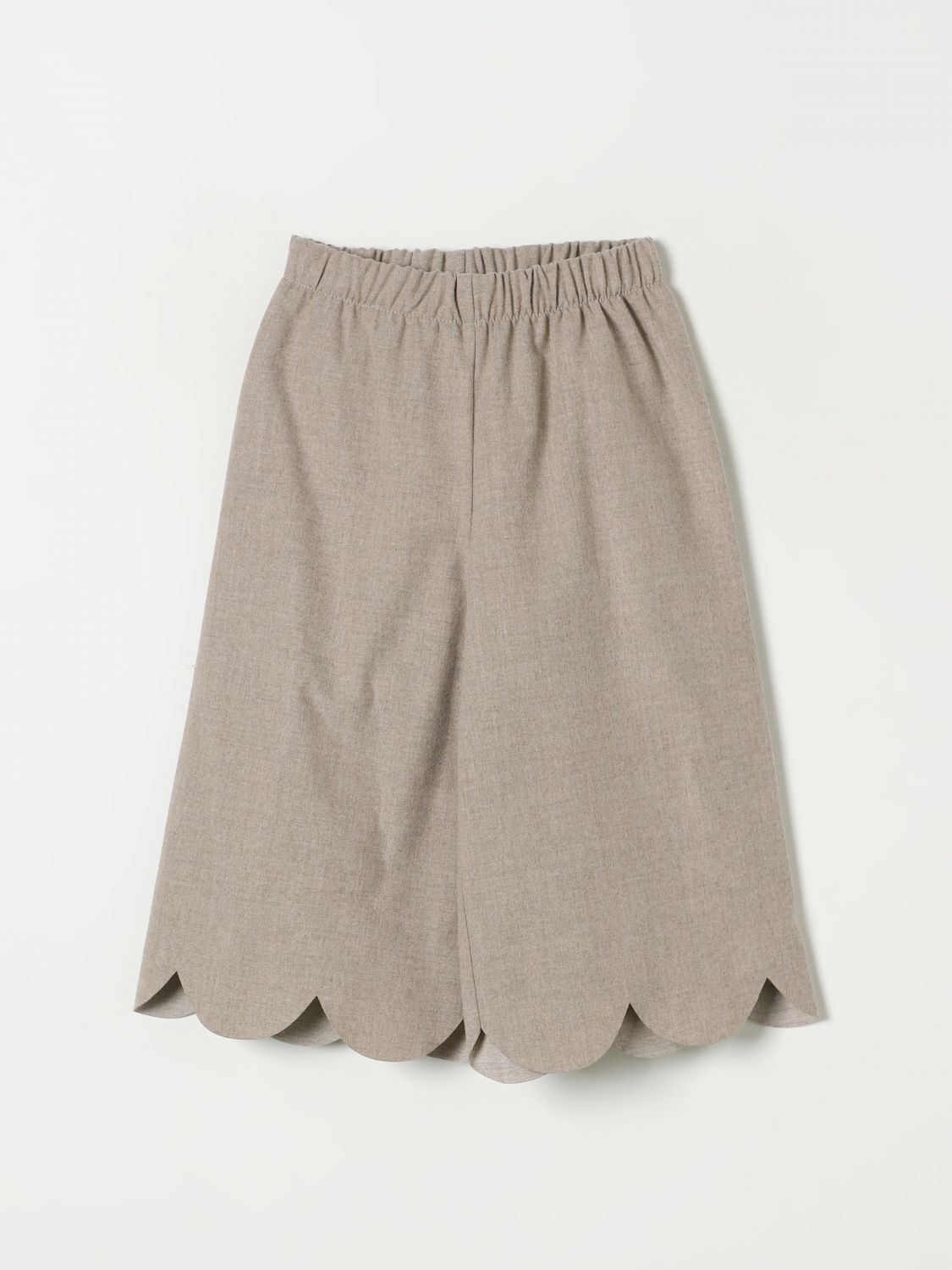 Shop Il Gufo Pants  Kids Color Mud