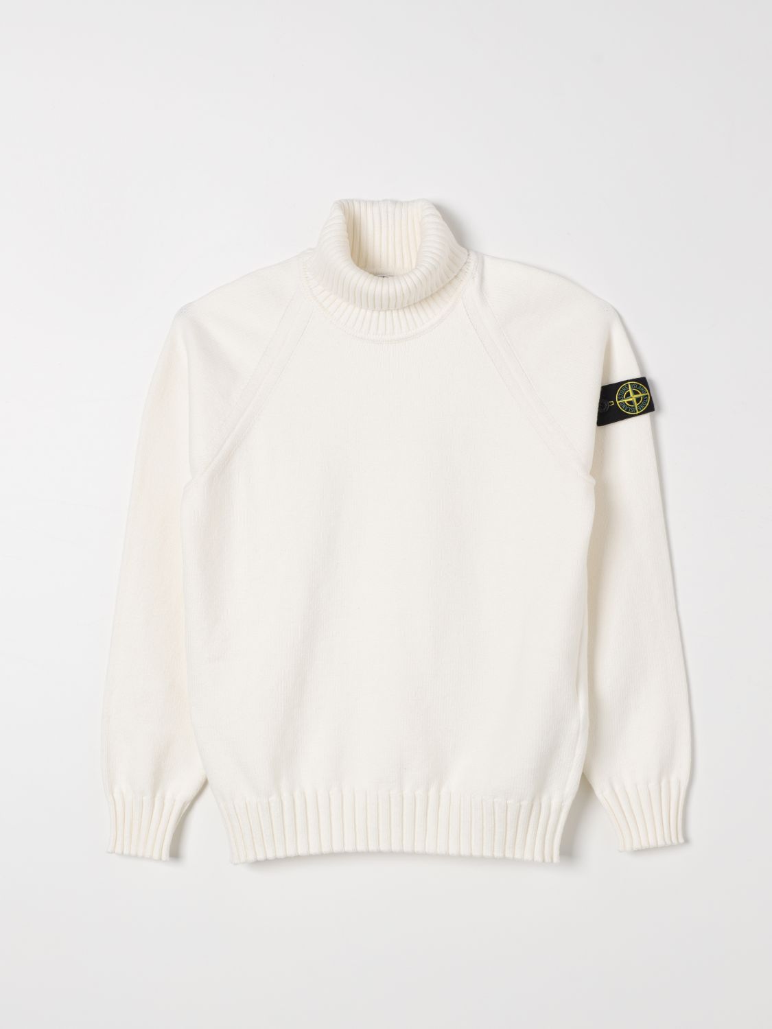 Stone Island Junior Sweater  Kids Color White