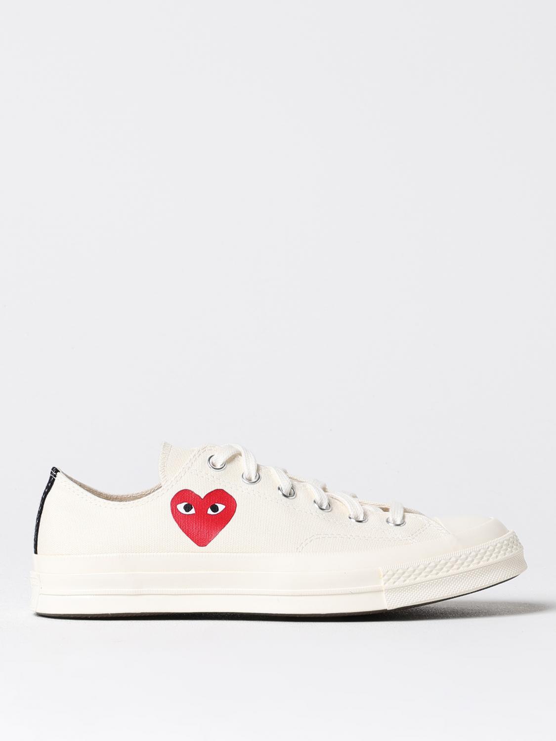 Comme Des Garçons Play X Converse Comme Des Garcons Play X Converse Sneakers In 白色