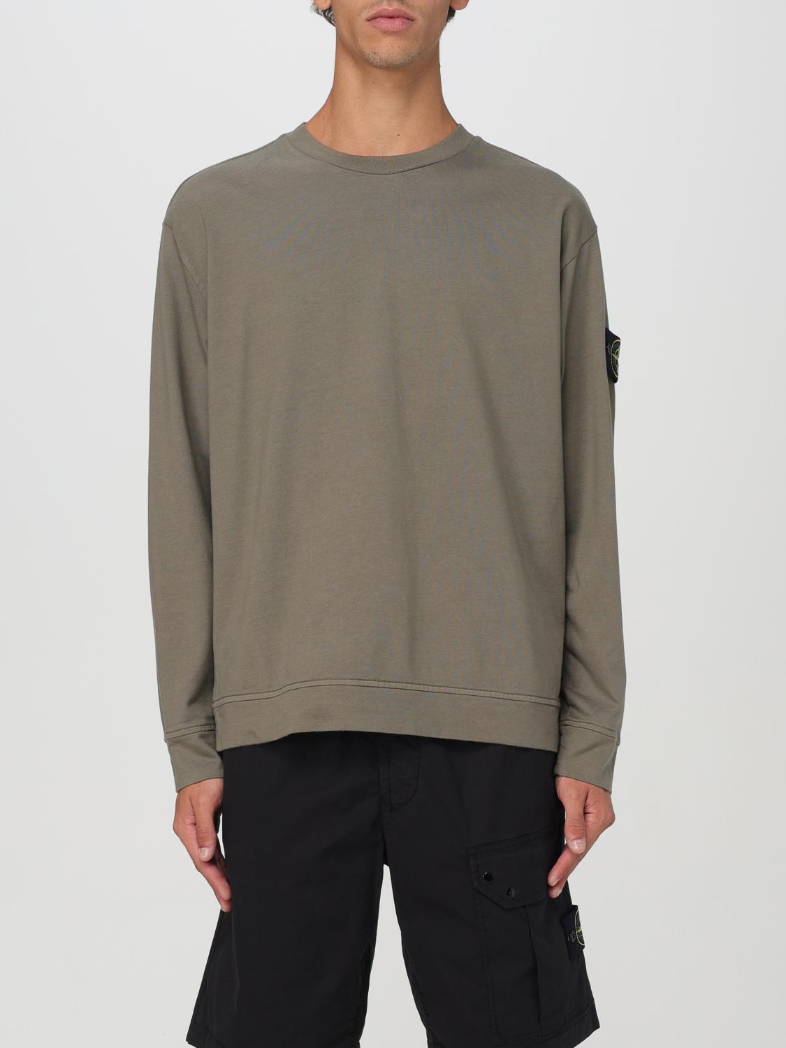 Shop Stone Island Sweatshirt  Men Color Brown