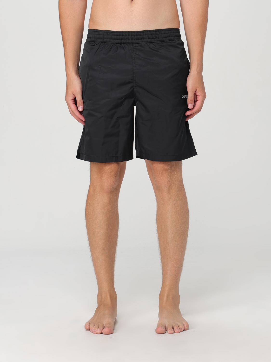 Shop Off-white Swimsuit  Men Color Black In Schwarz