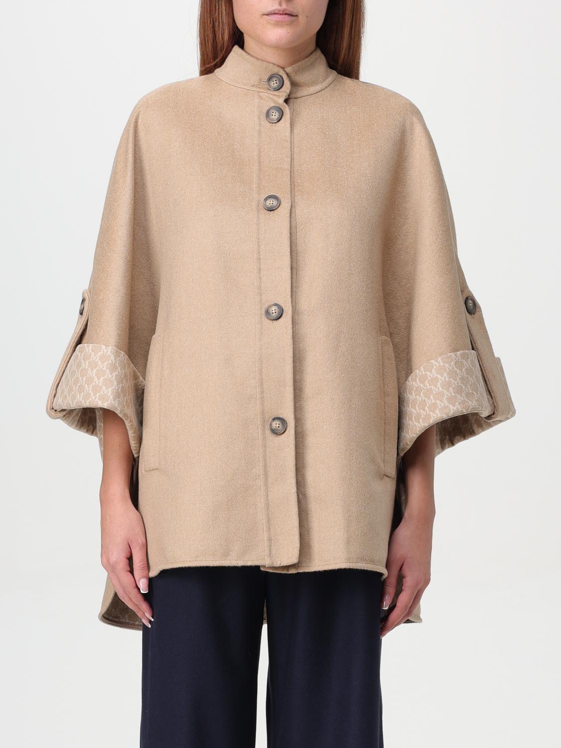 Shop Max Mara Coat  Woman Color Beige