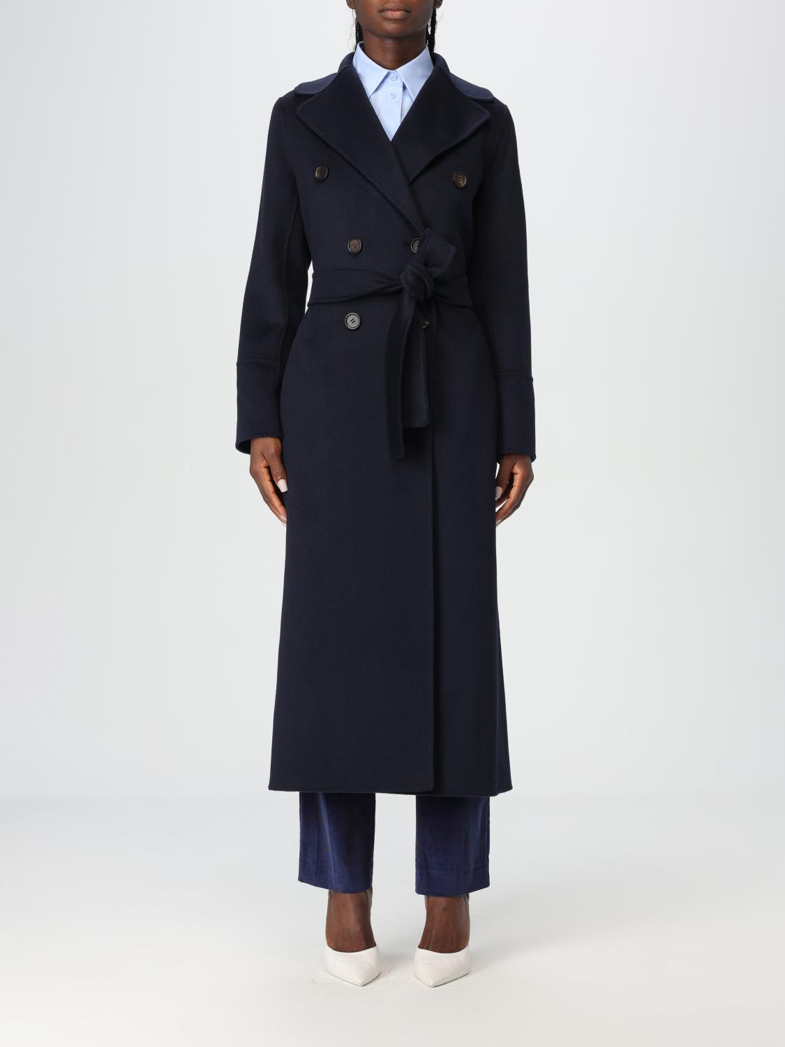 'S MAX MARA COAT 'S MAX MARA WOMAN COLOR BLUE F95250009