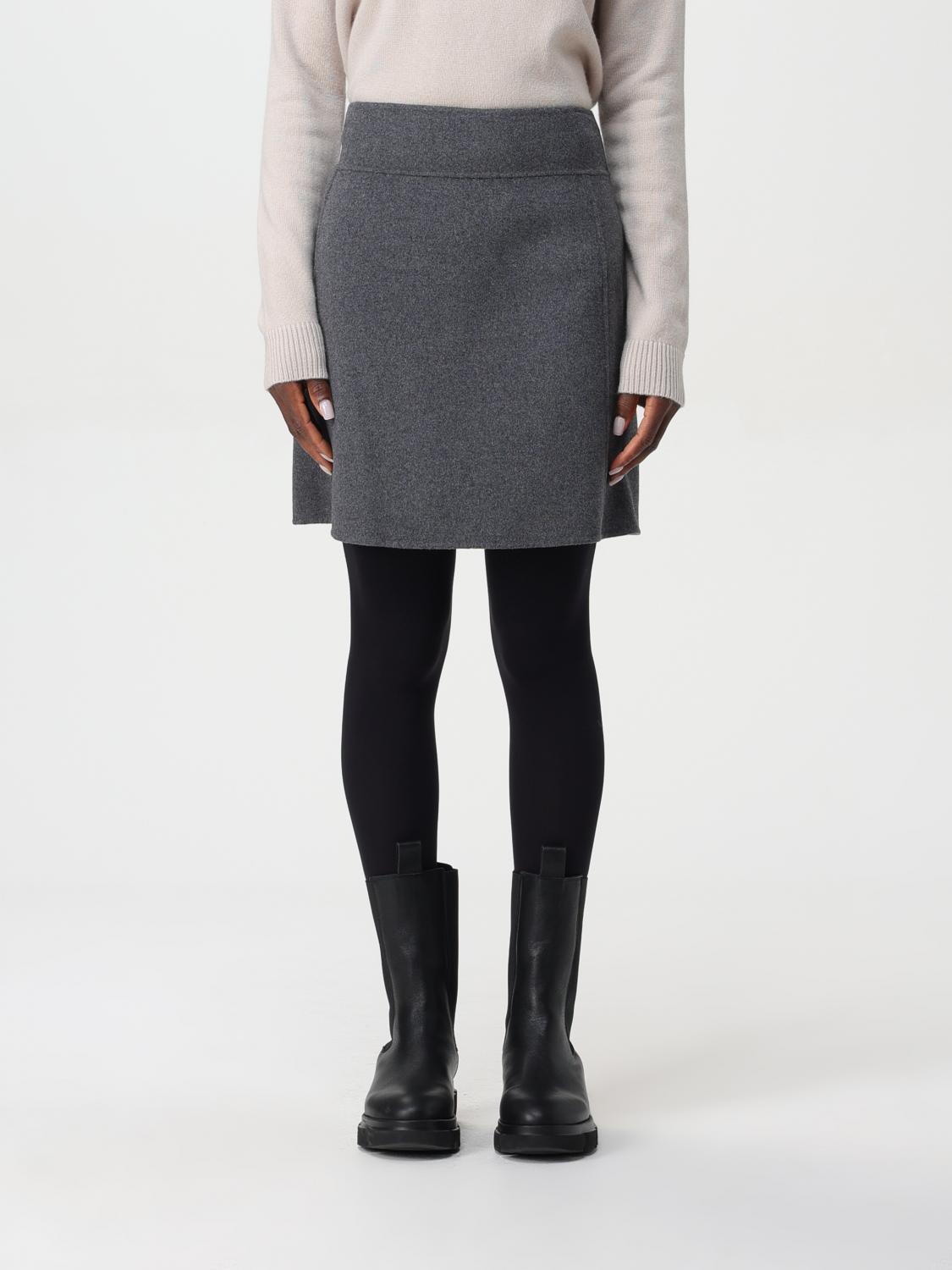 Shop 's Max Mara Skirt  Woman Color Grey