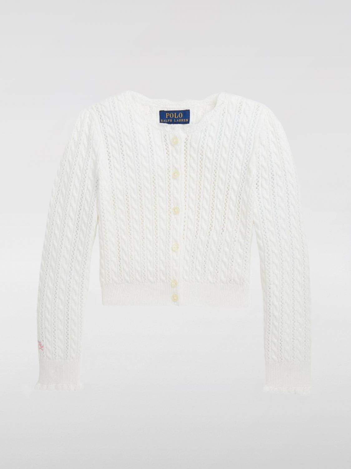 POLO RALPH LAUREN SWEATER POLO RALPH LAUREN KIDS COLOR WHITE F95255001