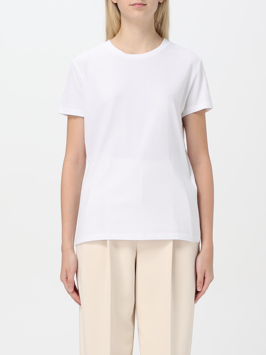 Shop Elisabetta Franchi T-shirt  Woman Color White In Weiss