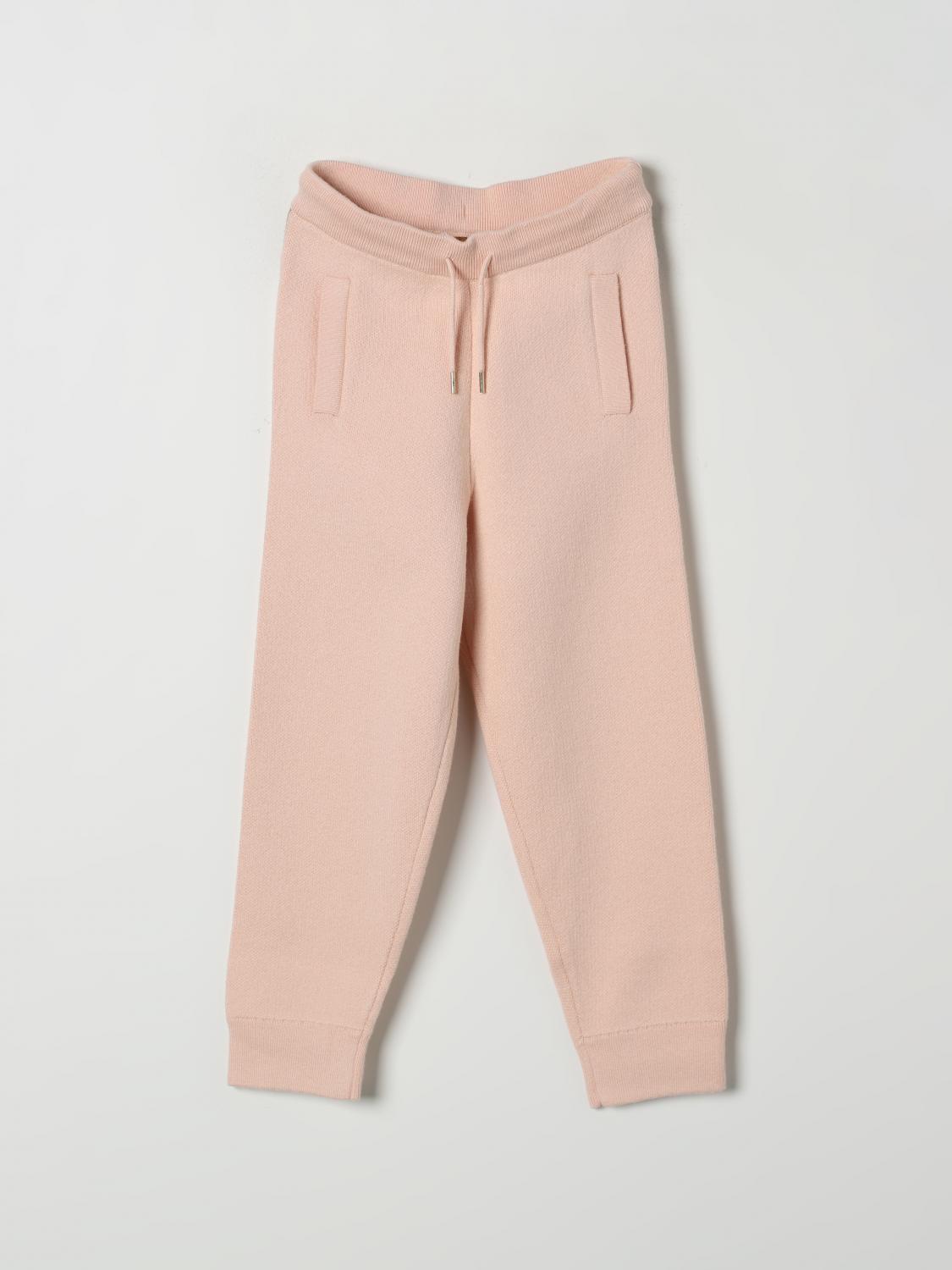 Shop Chloé Pants  Kids Color Pink