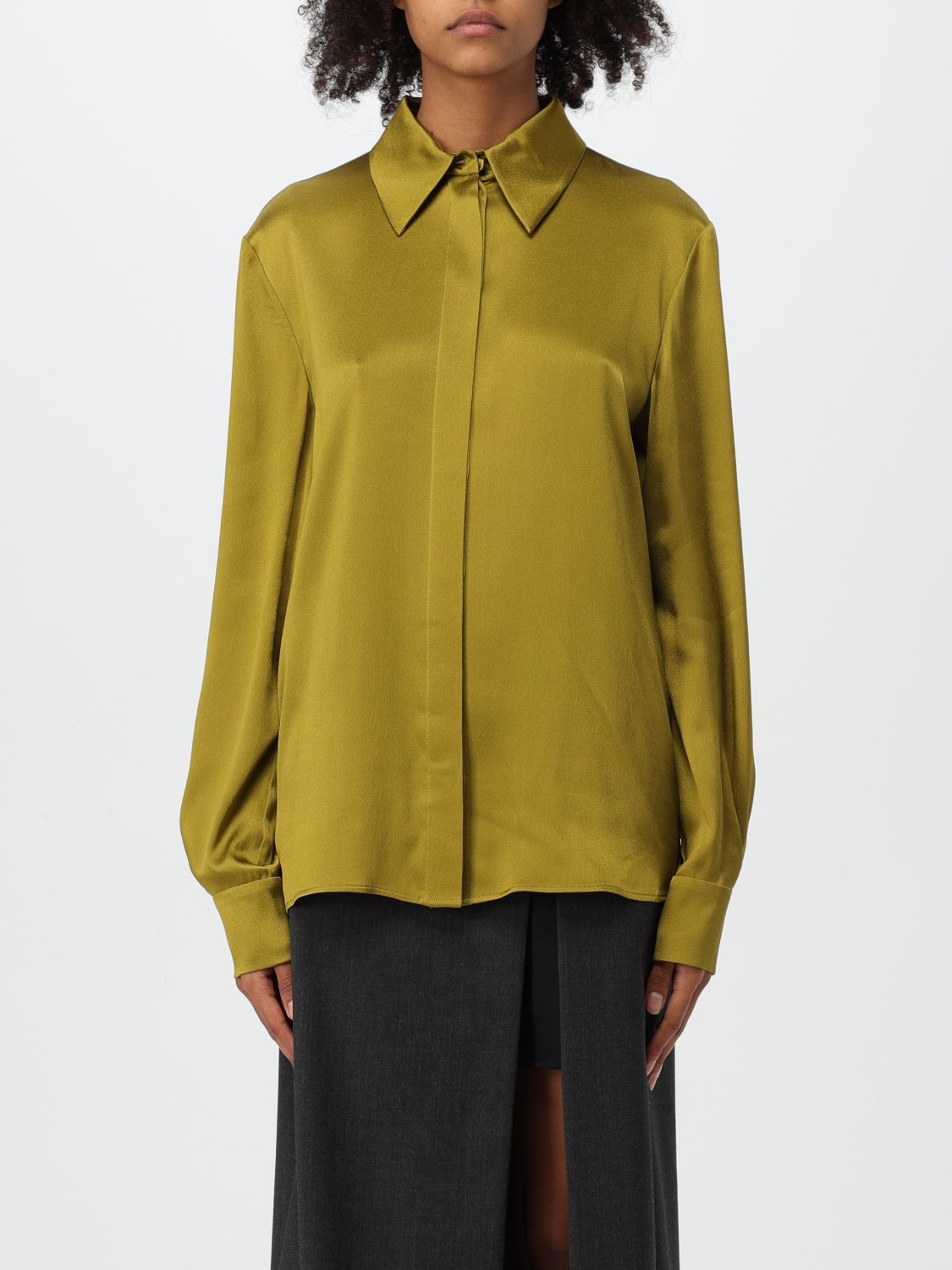 Shop Alberta Ferretti Shirt  Woman Color Green In Grün