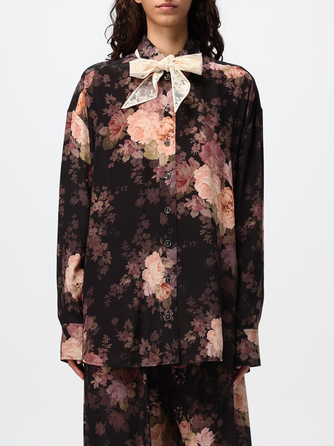 Shop Zimmermann Shirt  Woman Color Black