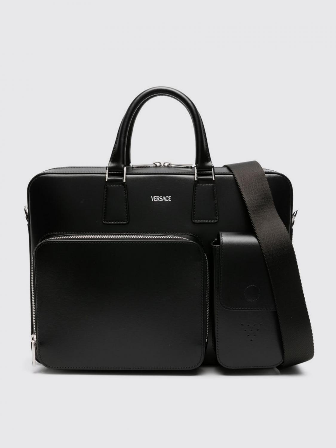 Versace Bags Men Color Black In Black