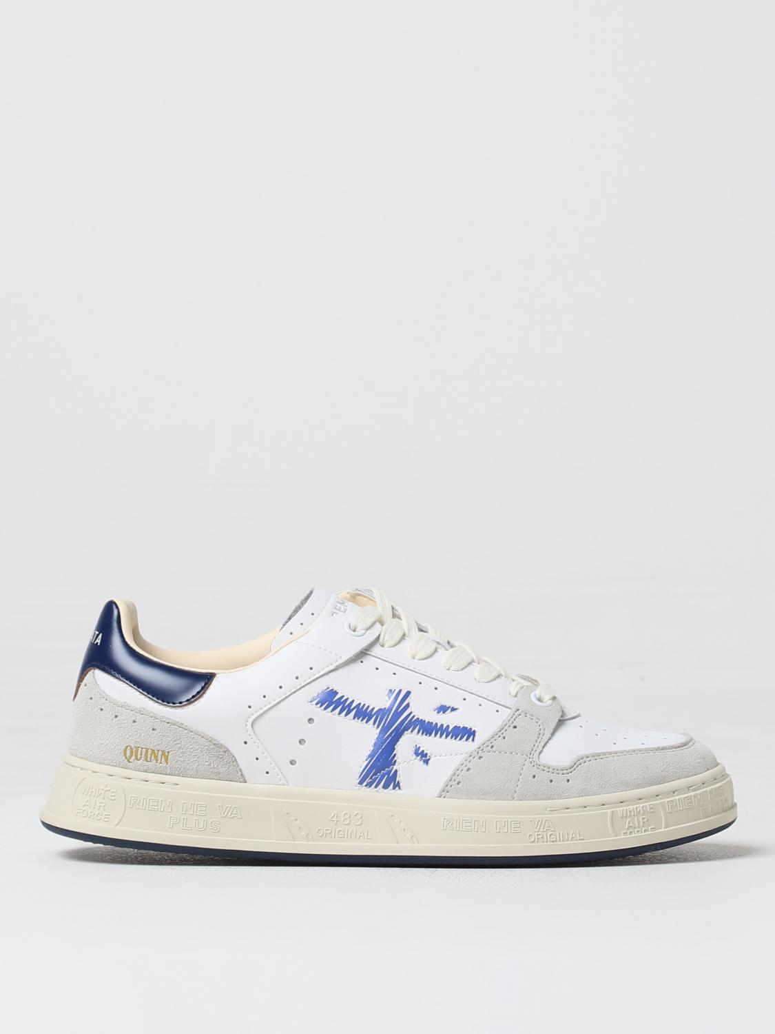 Shop Premiata Sneakers  Men Color White In Weiss