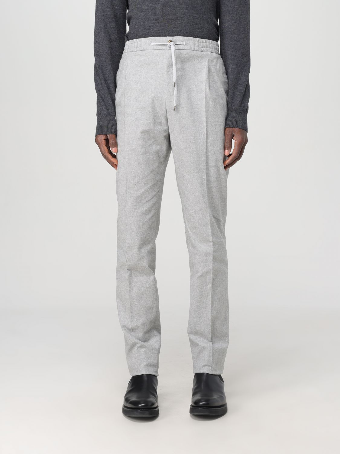 Shop Pt Torino Pants  Men Color Grey In Grau