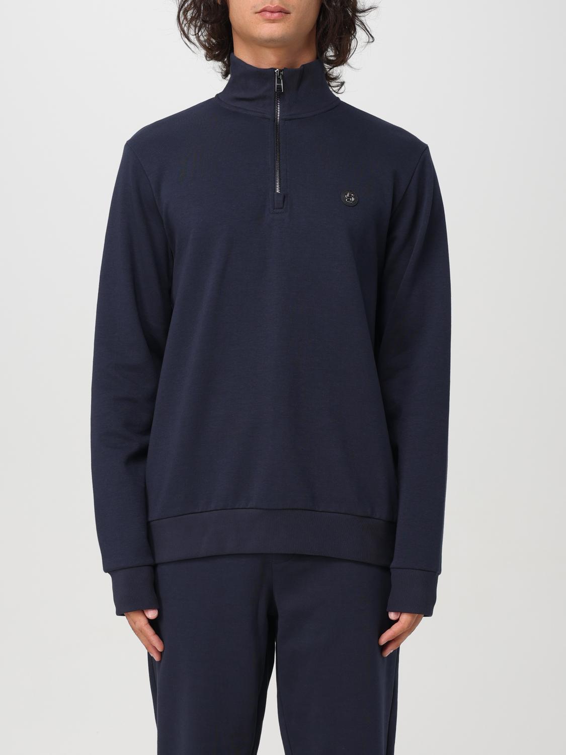 Shop Hugo Boss Sweatshirt Boss Men Color Blue In Blau