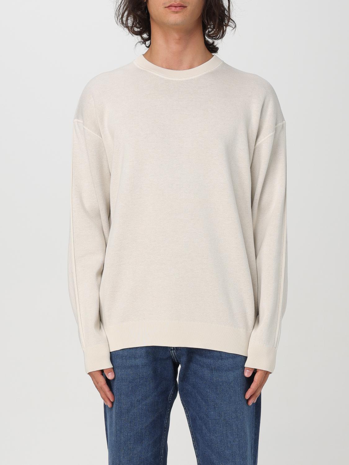 Shop Hugo Boss Sweater Boss Men Color Yellow Cream