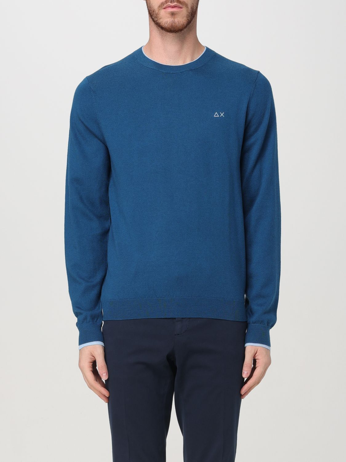 Sun 68 Sweater  Men Color Blue 1 In 蓝色 1