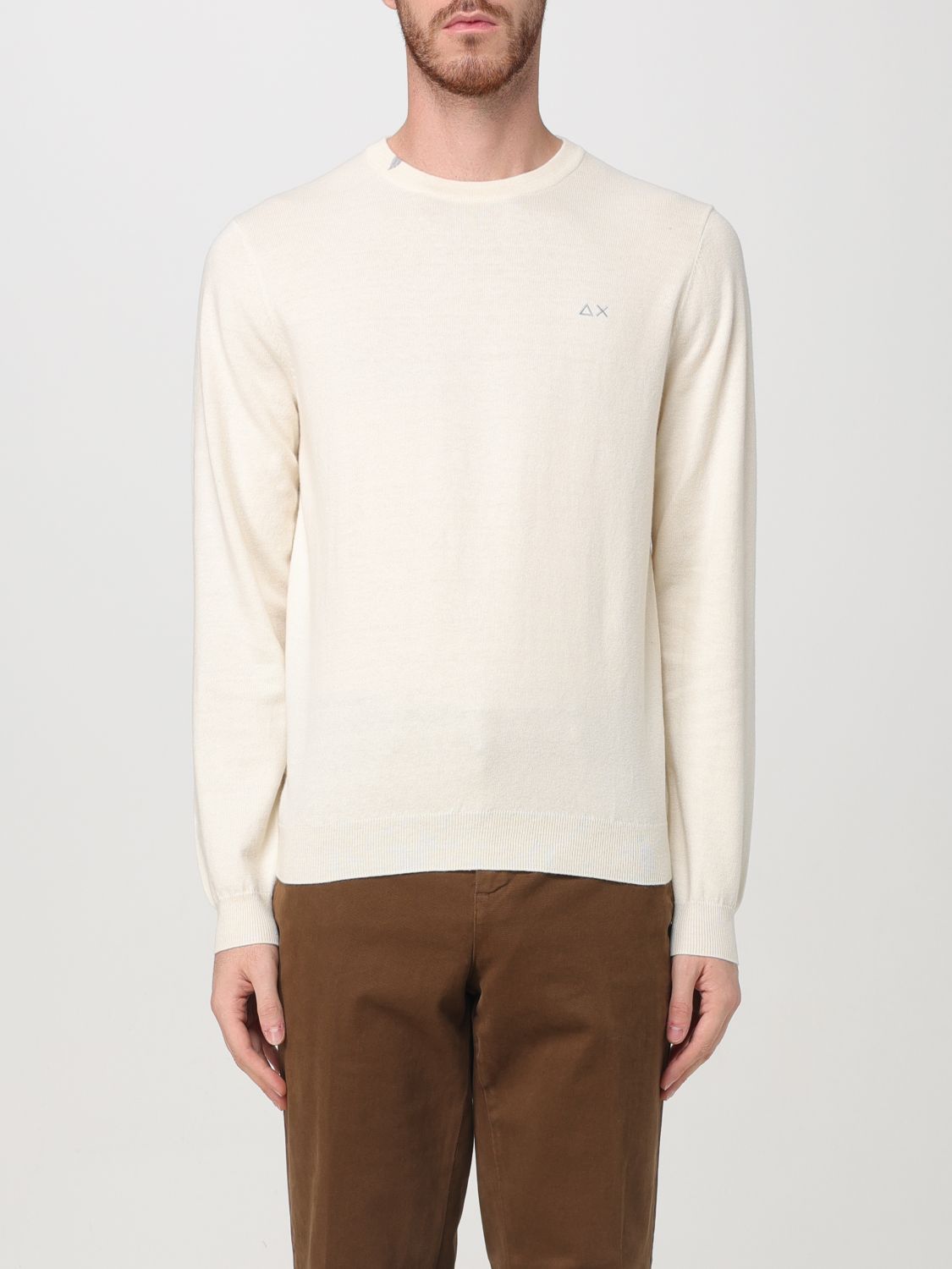 Sun 68 Sweater  Men Color White In Weiss