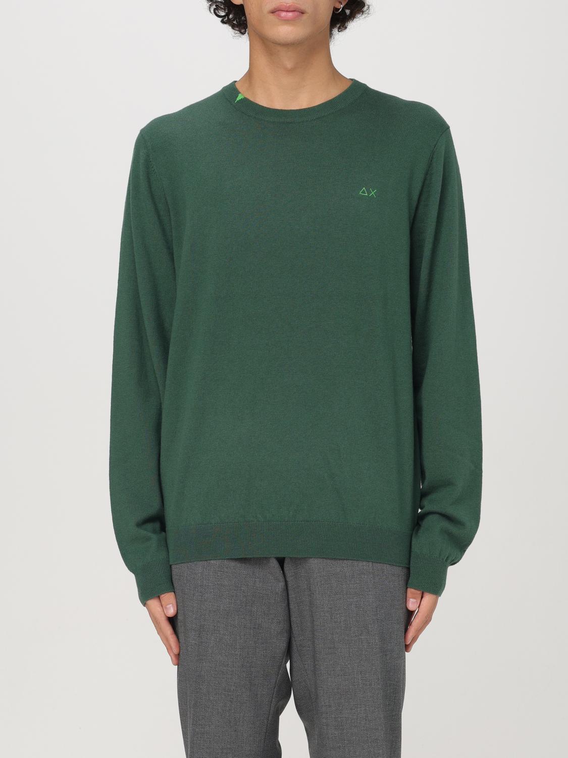 Sun 68 Sweater  Men Color Green In Grün