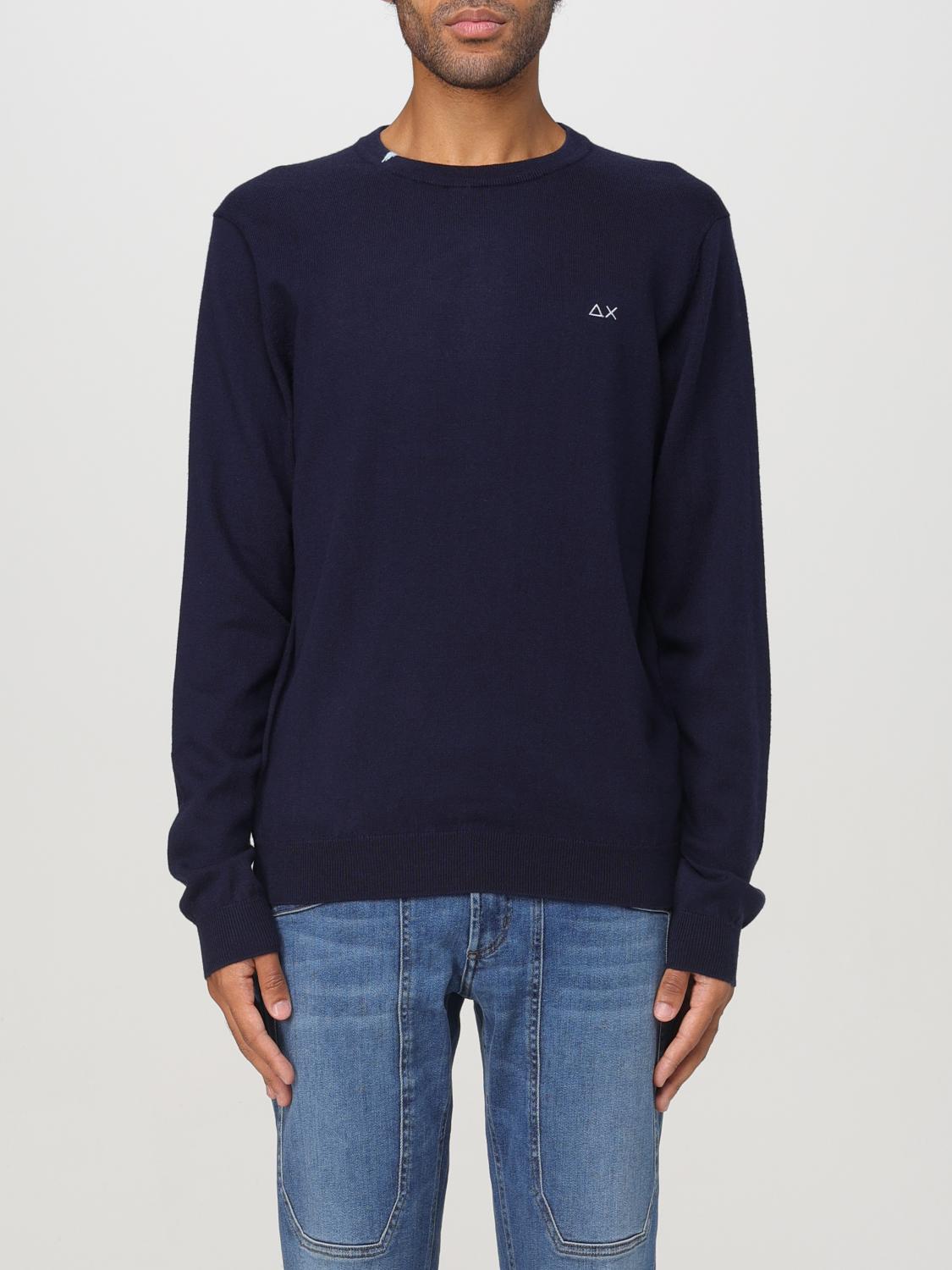 Shop Sun 68 Sweater  Men Color Navy