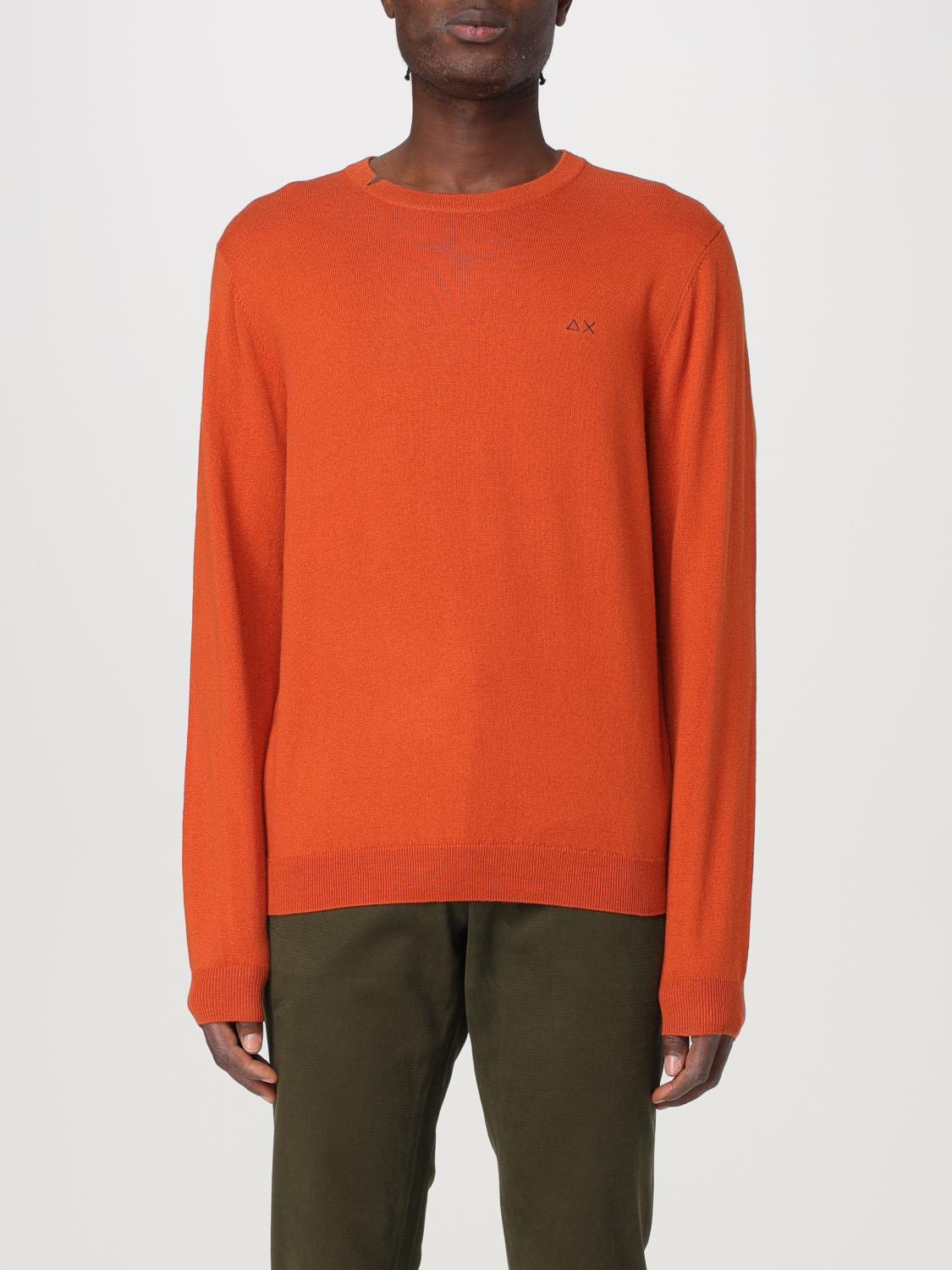 Shop Sun 68 Sweater  Men Color Rust In Rostbraun